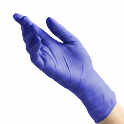 Перчатки смотровые нитриловые текстурированные на пальцах зеленые BENOVY Nitrile MultiColor оптом